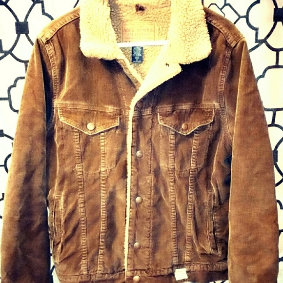 Mens Abercrombie Fitch Cord Jacket 